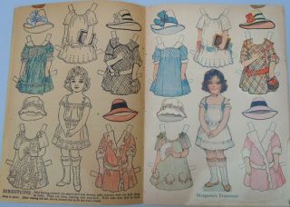 Dollies to Paint Cutout Dress Frances Brundage 1910s