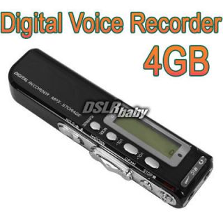 4GB Digital USB Voice Recorder Dictaphone  Storage Player Handheld