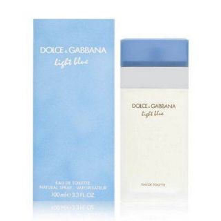 LIGHT BLUE Dolce Gabbana D G Perfume for Women 3 3 3 4 oz NEW IN BOX