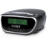 Coby CDRA147 Digital Amfm Dual Alarm Clock Radio CD Ply