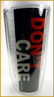HONEY BADGER DONT CARE! TERVIS TUMBLER 16 OZ CUP   DIFFICULT TO FIND