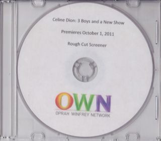 Celine Dion Mega RARE 3 Boys and A New Show DVD Region Free