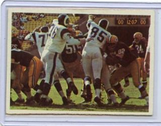  Football 91 Packers vs Rams Action Play w Don Chandler