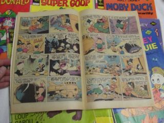  Disney Gold Key Comic Books Donald Moby Duck Scrooge Goof More