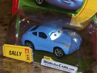 Disney Cars SALLY LENTICULAR VERY HARD TO FIND OLD PACKAGING