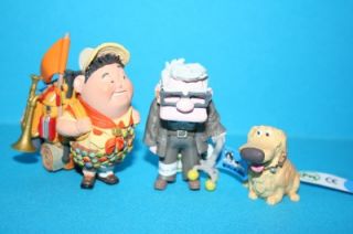Disney Bully Pixar Up New PVC Figures Full Set of 3 Doug Russel Carl