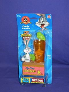  Warner Bros Bugs Bunny Skittles Candy Hander Dispenser by Cap 1998 MIB