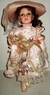 Duck House Heirloom Porcelain Doll Victorian Brenda COA