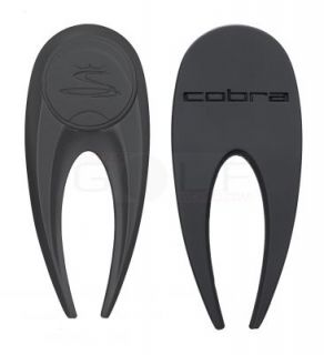 Cobra Golf Divot Repair Tool with Ball Marker Black