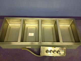 Used Wells Steam Table 4 Well Electric Buffet Hot Food Warmer Heated