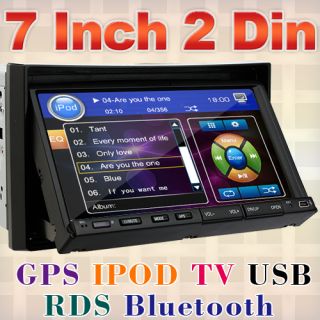 2012 Cool 7in Dash Double DIN Car Stereo DVD Player GPS Navigation