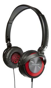 Pioneer Loop Red DJ Style Headphones (SE MJ31 E)