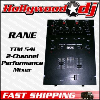 Rane TTM 54i 2 Channel DJ Performance Mixer w/ Effects Return TTM54i