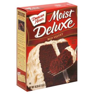 Duncan Hines Moist Deluxe Red Velvet Premium Cake Mix