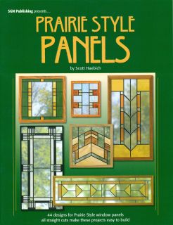 Prairie Style Panels Stained Glass Pattern Book, Books, South West