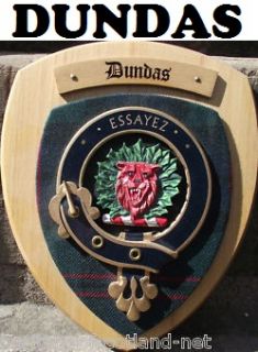 Wallace Clan Crest Wall Plaque Plaques Available in Any Clan Name