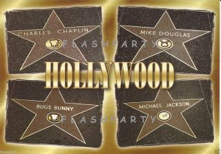 Hollywood Walk of Fame Michael Jackson Star Post Card
