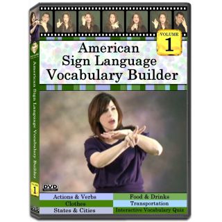 New American Sign Language ASL Vocabulary Builder Vol 1