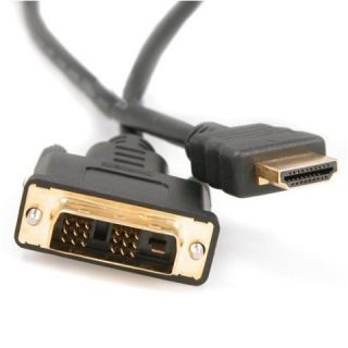 NEW HDMI to DVI Gold Cable 6FT for TV PC Monitor Computer 6 foot