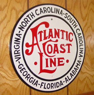 Atlantic Coast Line Railroad ACL Ceramic Herald Sign