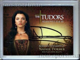 Tudors Season 1 2 and 3 Natalie Dormer Autograph