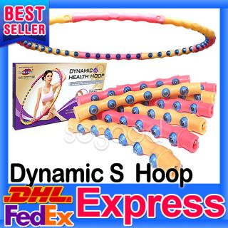 Dynamic s Health Hoola Hula Hoop Weighted Exercise Diet 3 53lb 1 6kg