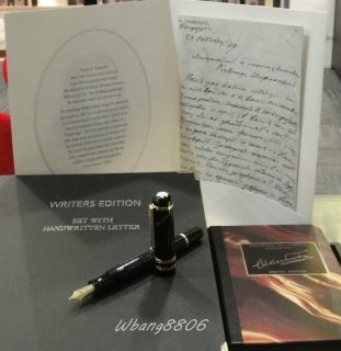 MONTBLANC LIMITED WRITERS EDITION DOSTOEVSKY 1997 AUTOGRAPH SET