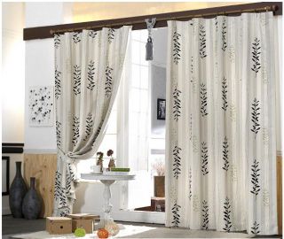   Thermal Insulated Blackout Curtains Drapes 2 Colors 2 Sizes