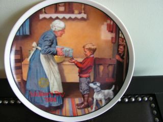 Norman Rockwells Mothers Day Plate 1986