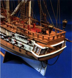 Bon Homme Richard Aeropiccola Wood SHIP Model Kit Sails