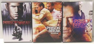 Prison Break Season One Two Three DVD 1 2 3 Complete