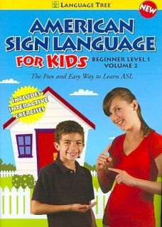 AMERICAN SIGN LANGUAGE FOR KIDS, VOL. 2   NEW DVD