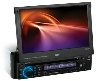  TFT TOUCHSCREEN IN DASH FLIPOUT MONITOR DVD CD  USB SD PLAYER