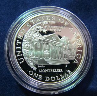 1999 P SILVER COMMEMORATIVE $   DOLLEY MADISON   PROOF