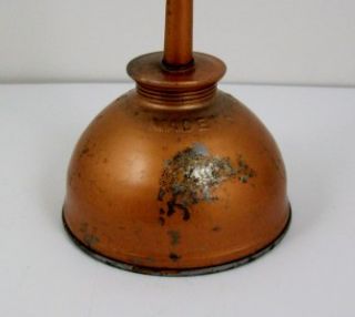 Vintage Eagle Oil Can Oiler Copper Color 11 High Bent Tip Made in U s