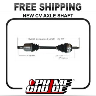 New Complete CV Joint Axle Shaft Assembly for Fits Front Right