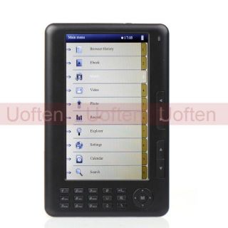 inch 4GB eBook Reader Video  MP4 Player Word File