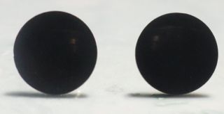 Beautiful 9 mm Genuine Black Onyx Stud Earrings for Men Women