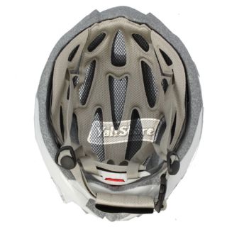 047 Bike Bicycle Cycle Helmet 24 Hole with Insect Nets Hoar