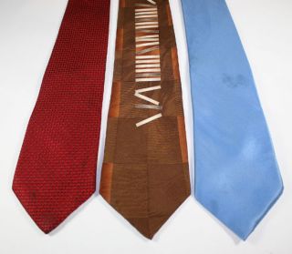 Lot 3 Donald J Trump Stacy Adams Silk Ties Neckties