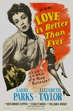 Love Is Better Than Ever 1952 Orig Movie Poster Lb