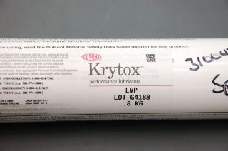 Dupont 0 8 KG Cartridge Krytox LVP White Electronics Grade Grease