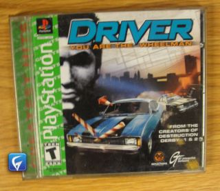 Driver You Are The Wheel Man PS1 Good Condition