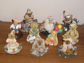  Lot 10 Bears Boyds Cherished Teddies Toys Upstairs Downstairs Windsor
