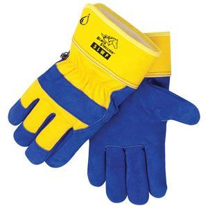 Waterproof Insulated Cowhide Winter Work Gloves LG11317