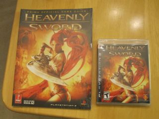   Heavenly Sword (Sony Playstation 3, 2007) w/ NEW Strategy Guide