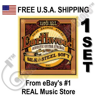 Ernie Ball® Earthwood Silk Steel Soft Guitar Strings
