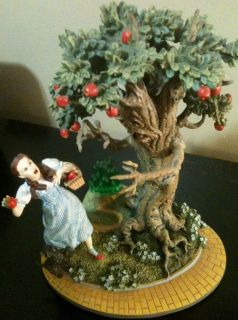 Wizard of Oz Franklin Mint RARE Dorothy and the Wicked Apple Tree 1998