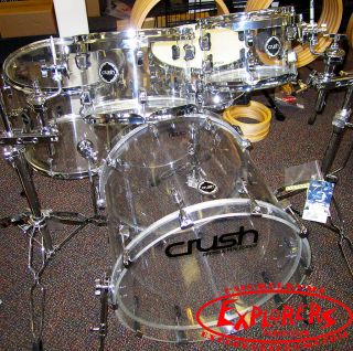  Acrylic Series Drum Set 5 Piece New Shell Pack Drums in Stock