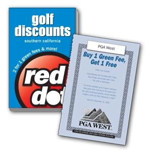Red Dot Golf Discount Book   2012 Golf Discounts   2 for 1 Green Fees
